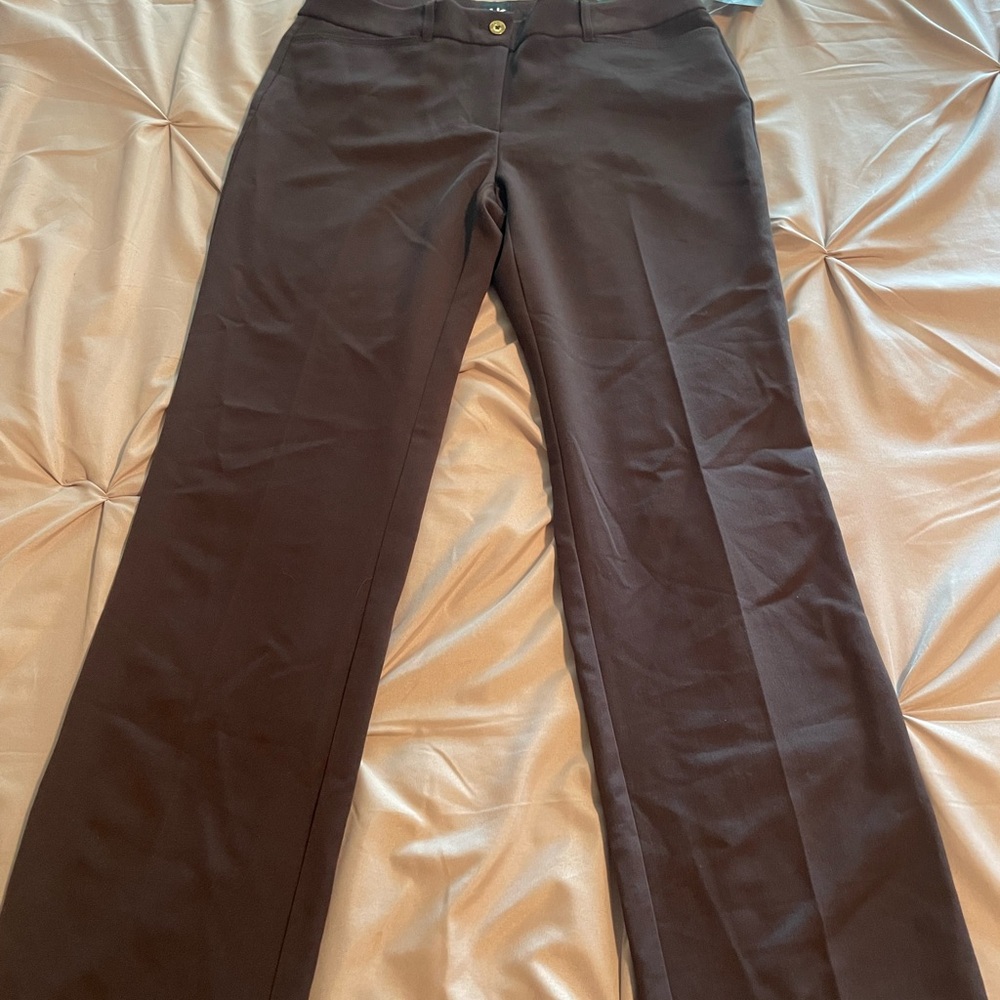 AK Brown Trousers boot cut size 10 new with tags - Picture 8 of 8